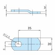 came pour carré 10,1mm