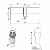 cylindre double RS2 40/40