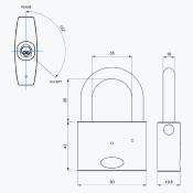 cadenas électronique RS7 60/35