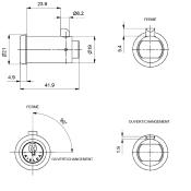 serrure à T 4012 RS1